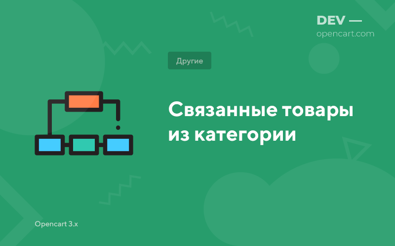 Связанные товары из категории для OpenCart