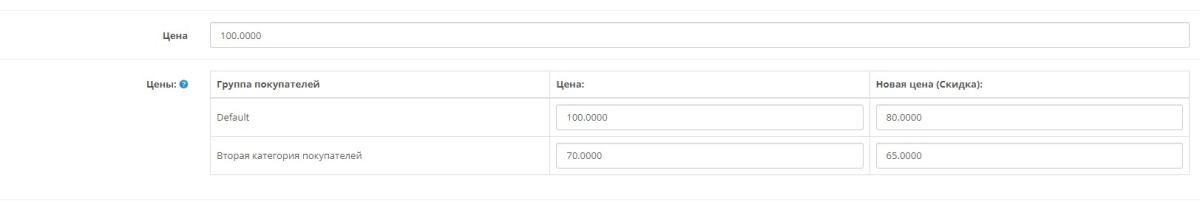Разные цены для групп клиентов для OpenCart