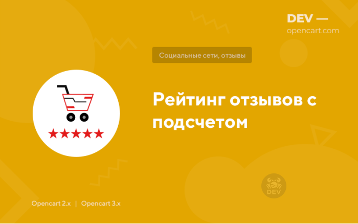 Рейтинг відгуків з підрахунком