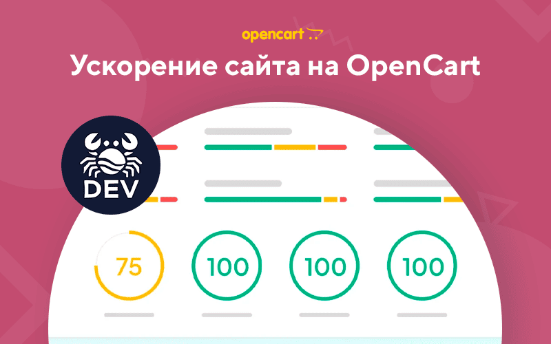 Ускорение сайта на OpenCart